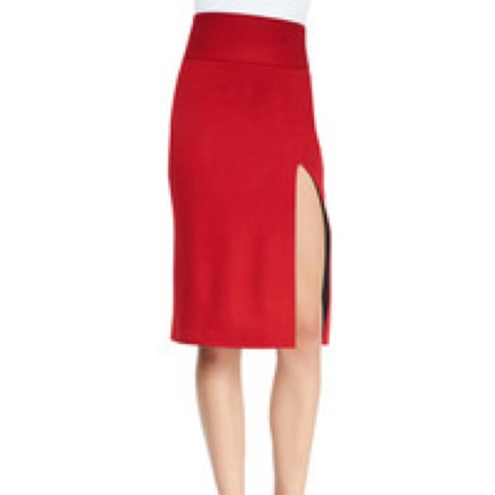 Alice + Olivia Red Skirt